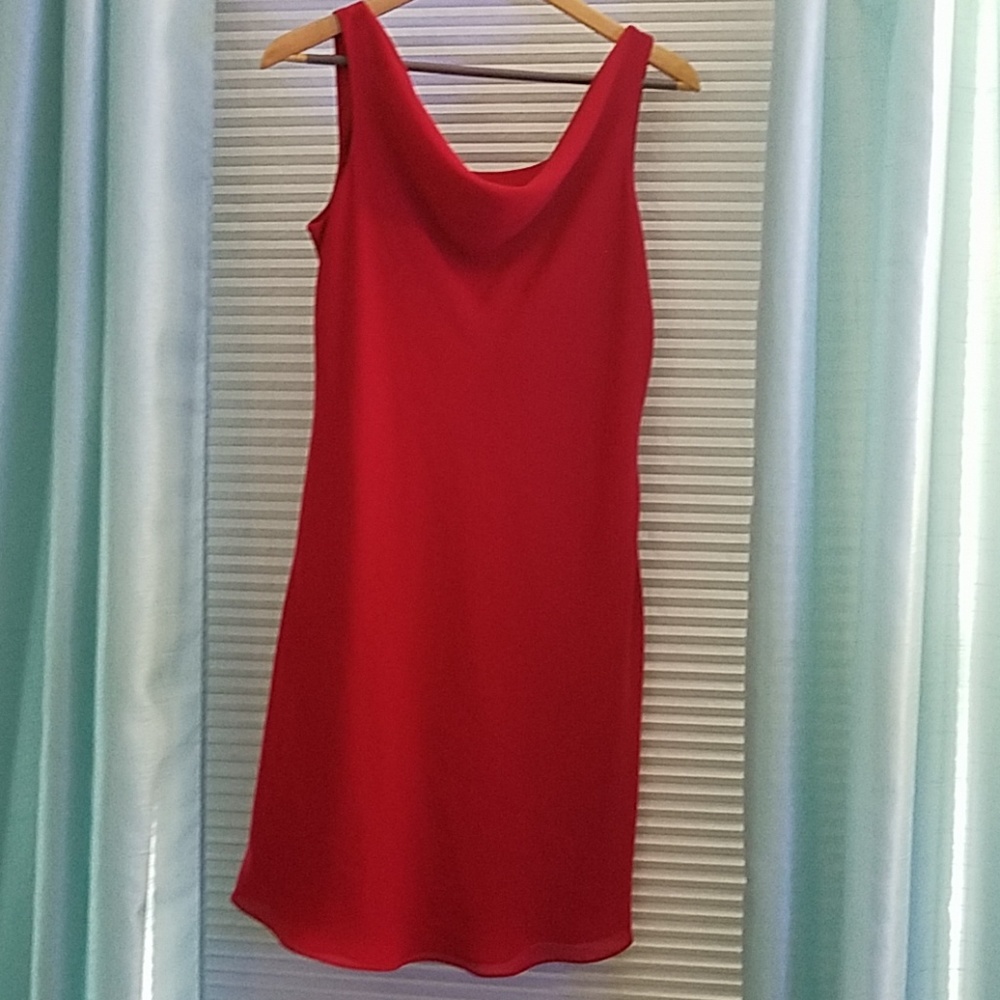 Red dress Petite Sophisticate size 12 12p